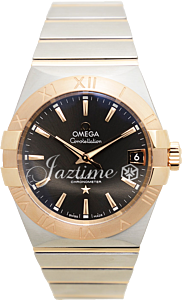 OMEGA 123.20.38.21.06.002 CONSTELLATION CO-AXIAL 38mm STEEL AND RED GOLD - BRAND NEW