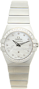 Omega 123.15.24.60.55.006 Constellation Quartz 24mm Steel BRAND NEW