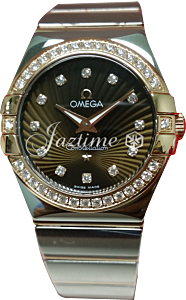 OMEGA 123.25.27.60.63.002 CONSTELLATION QUARTZ 27mm STEEL AND RED GOLD BRAND NEW