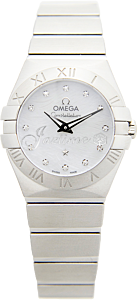 Omega 123.10.24.60.55.004 Constellation Quartz 24mm Stainless Steel BRAND NEW