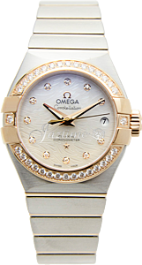 OMEGA 123.25.27.20.55.006 CONSTELLATION CO-AXIAL 27mm STEEL AND RED GOLD - BRAND NEW