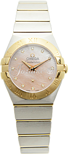Omega 123.20.24.60.57.004 Constellation Quartz 24mm Steel And Yellow Gold BRAND NEW
