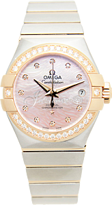 OMEGA 123.25.27.20.57.004 CONSTELLATION CO-AXIAL 27mm STEEL AND RED GOLD - BRAND NEW