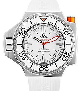 Omega 224.32.55.21.04.001 Seamaster Ploprof 1200M 55mm x 48mm White Stainless Steel Rubber BRAND NEW