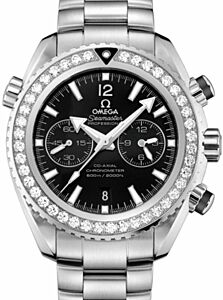 Omega Planet Ocean 600M Chronograph 45.5mm Steel/Diamond Black Dial 232.15.46.51.01.001