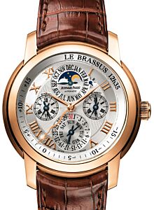 Audemars Piguet 26003OR.OO.D088CR.01 Jules Audemars Equation Of Time 43mm Silver Roman Perpetual Calendar Rose Gold Leather BRAND NEW