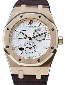 Audemars Piguet Royal Oak Dual Time 39mm Rose Gold White Dial 26120OR.OO.D088CR.01