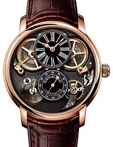 Audemars Piguet 26153OR.OO.D088CR.01 Jules Audemars Chronometer With Audemars Piguet Escapement 46mm Black Enamel Roman Chronometer Rose Gold Leather BRAND NEW