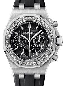 Audemars Piguet Offshore Chronograph 37mm Steel Diamond Bezel Black Dial 26231ST.ZZ.D002CA.01