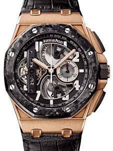 Audemars Piguet Royal Oak Offshore Tourbillon Rose Gold Forged Carbon 44mm Black Skeleton 26288OF.OO.D002CR.01 