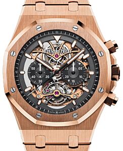 Audemars Piguet Royal Oak Tourbillon Chronograph Openworked 44mm Rose Gold 26347OR.OO.1205OR.01 - BRAND NEW