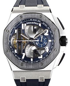 Audemars Piguet Royal Oak Offshore Tourbillon Chronograph Platinum Ceramic 44mm Skeleton 26388PO.OO.D027CA.01 - BRAND NEW