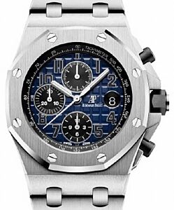Audemars Piguet Offshore Chronograph Platinum 42mm Blue Dial 26470PT.OO.1000PT.02