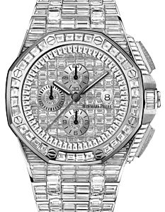 Audemars Piguet Royal Oak Offshore Selfwinding Chronograph Diamond Pave White Gold 26473BC.ZZ.8043BC.01 - BRAND NEW