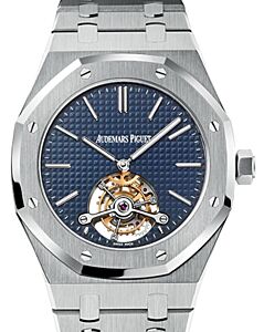 Audemars Piguet 26510ST.OO.1220ST.01 Royal Oak Extra-Thin Tourbillon 41mm Blue Index Stainless Steel BRAND NEW