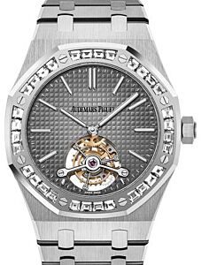 Audemars Piguet Royal Oak Tourbillon Extra-Thin Platinum 41mm Grey 26516PT.ZZ.1220PT.01 - BRAND NEW