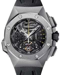 Audemars Piguet 26577TI.OO.D002CA.01 Royal Oak Concept Supersonnerie 44mm Openworked Titanium Rubber BRAND NEW