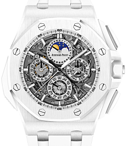 Audemars Piguet Royal Oak Offshore Grande Complication 44mm White Ceramic Sapphire Dial Rubber Strap 26582CB.OO.A010CA.01 - BRAND NEW