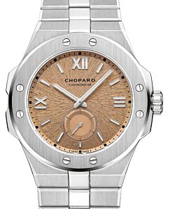Chopard Alpine Eagle 41 XPS Stainless Steel Monte Rosa Pink Dial Bracelet 298623-3001 - BRAND NEW