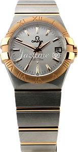 OMEGA 123.20.35.20.02.001 CONSTELLATION CO-AXIAL 35mm STEEL AND RED GOLD - BRAND NEW