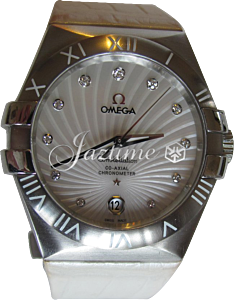 OMEGA 123.13.35.20.55.001 CONSTELLATION CO-AXIAL 35mm STEEL BRAND NEW