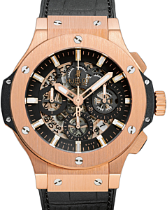 Hublot Big Bang Aero Bang 311.PX.1180.GR Skeleton Index Rose Gold &amp; Leather 44mm BRAND NEW