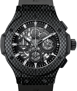 Hublot Big Bang Aero Bang 311.QX.1124.RX Skeleton Index Carbon Fiber &amp; Rubber 44mm BRAND NEW