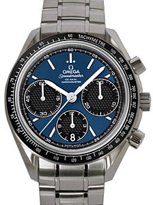 Omega 326.30.40.50.03.001 Speedmaster Racing Co-Axial Chronograph 40mm Blue Index Stainless Steel 