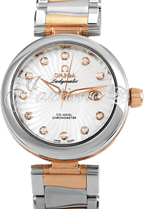 Omega De Ville Ladymatic Steel Red Gold Silver Dial 425.20.34.20.55.001 - BRAND NEW