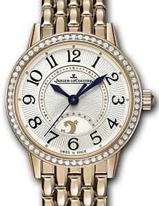 Jaeger-LeCoultre Calibre 967A Rendez-Vous Night &amp; Day 3462121 Silver Guilloche Arabic Diamond Bezel Rose Gold 29mm Automatic BRAND NEW