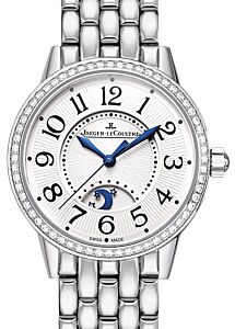 Jaeger-LeCoultre Calibre 967A Rendez-Vous Night &amp; Day 3468121 Silver Guilloche Arabic Diamond Bezel Stainless Steel 29mm Automatic BRAND NEW