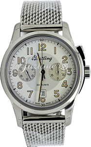 BREITLING AB141112|G799|154A TRANSOCEAN CHRONOGRAPH 1915 43mm STAINLESS STEEL BRAND NEW