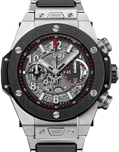Hublot Big Bang Unico 411.NM.1170.NM Skeleton Arabic Black Ceramic Bezel &amp; Titanium Case 45mm BRAND NEW