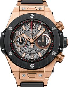 Hublot Big Bang Unico 411.OM.1180.OM Skeleton Arabic Black Ceramic Bezel &amp; Rose Gold Case 45mm BRAND NEW