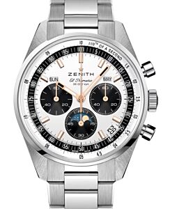 Zenith Chronomaster Original Triple Calendar Steel 41mm Silver Dial 03.3400.3610/38.M3200 - BRAND NEW