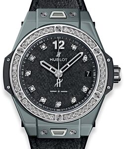 Hublot Big Bang One Click Italia Independent Dark Grey Velvet 465.FX.277F.NR.1204.ITI18 Grey Diamond Bezel Ceramic Fabric 39mm - BRAND NEW