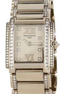 Patek Philippe Twenty~4 Ladies White Gold Diamond Set 4908/200G-011 - BRAND NEW