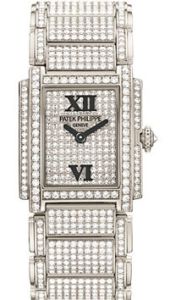 Patek PhilippeTwenty~4 Ladies White Gold Diamond Pave 4909/50G-001 - BRAND NEW