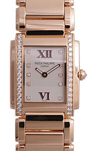 Patek Philippe Twenty~4 Ladies Rose Gold White Dial 4910/11R-011 - BRAND NEW