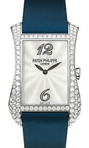 Patek Philippe Gondolo Serata Guilloched White Gold White Mother of Pearl Arabic Dial 4972G-001 - BRAND NEW