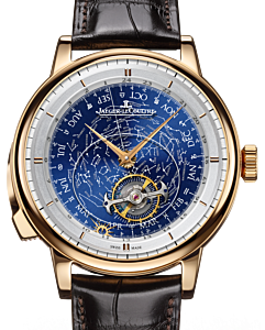 Jaeger-LeCoultre Calibre 945 Master Grande Tradition Grande Complication 5022480 Blue Satin Rose Gold Leather 44mm Manual-Winding BRAND NEW