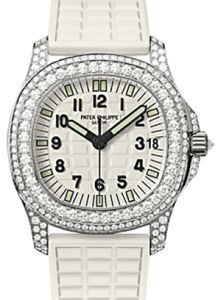 Patek Philippe Aquanaut Ladies White Gold Diamonds White Dial 5069G-011 - BRAND NEW