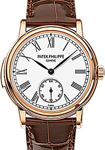 Patek Philippe 5078R-001 Grand Complications 38mm White Roman Rose Gold Leather Automatic BRAND NEW
