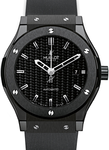 Hublot Classic Fusion 511.CM.1770.RX Carbon Fiber Index Black Ceramic &amp; Rubber 45mm BRAND NEW
