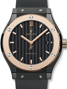 Hublot Classic Fusion 511.CO.1781.RX Carbon Fiber Index Fixed Rose Gold Bezel &amp; Black Ceramic Rubber 45mm BRAND NEW