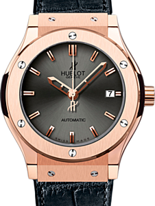 Hublot Classic Fusion 511.PX.7080.LR Silver Index Rose Gold &amp; Leather 45mm BRAND NEW