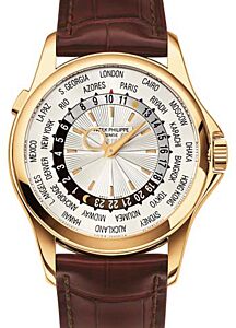 Patek Philippe 5130J-001 Complications World Time 39.5mm Silver Yellow Gold Automatic BRAND NEW