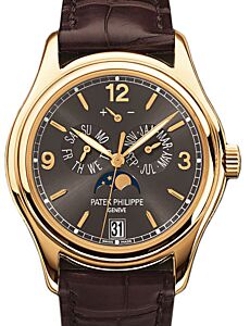 Patek Philippe Complications Annual Calendar Moon Phases Date Yellow Gold Slate Grey Dial 5146J-010 - BRAND NEW