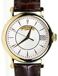 Patek Philippe Calatrava Yellow Gold Silver Opaline Dial 5153J-001 - BRAND NEW