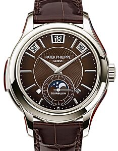 Patek Philippe 5207/700P-001 Grand Complications Day-Date Annual Calendar Moon Phase 41mm Brown Guilloche Index Platinum Leather Manual BRAND NEW